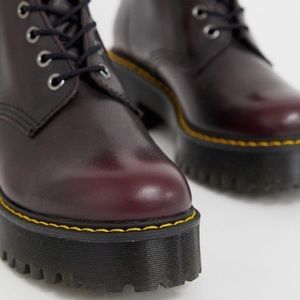 dr martens shriver burgundy